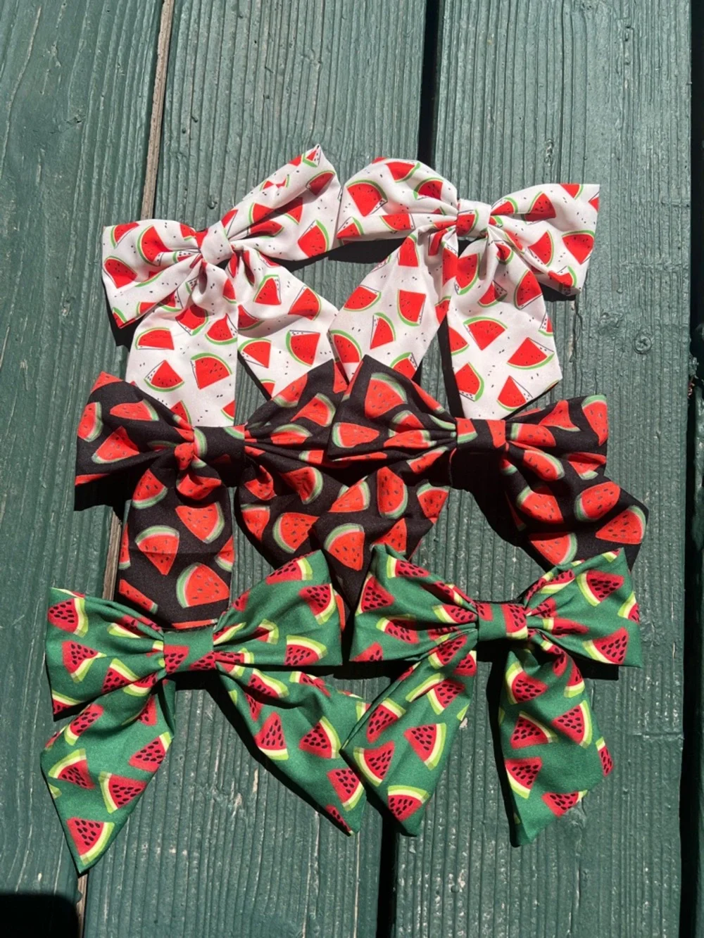 🍉Watermelon Bow Barrett clip🍉